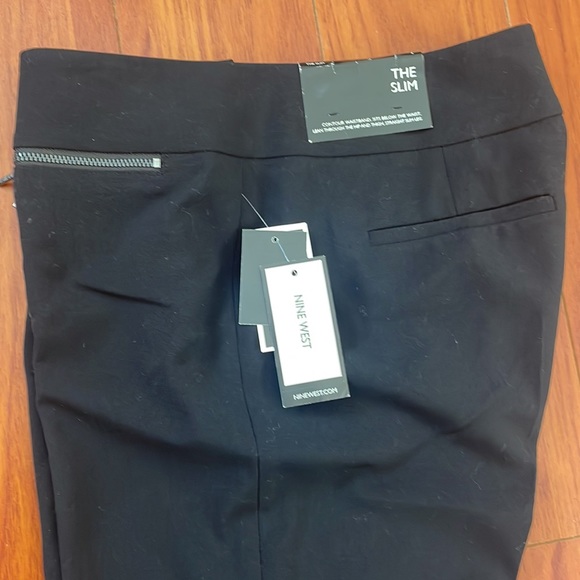 Nine West. “The Slim” Black dress pant. - Picture 2 of 4